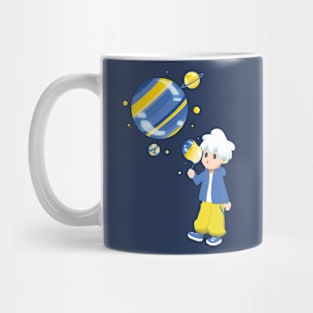 Space Bubble Planet Mug